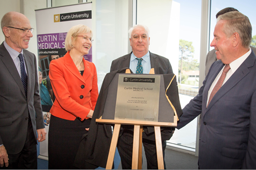 Curtin Medical School opens and the establishment of CMRI